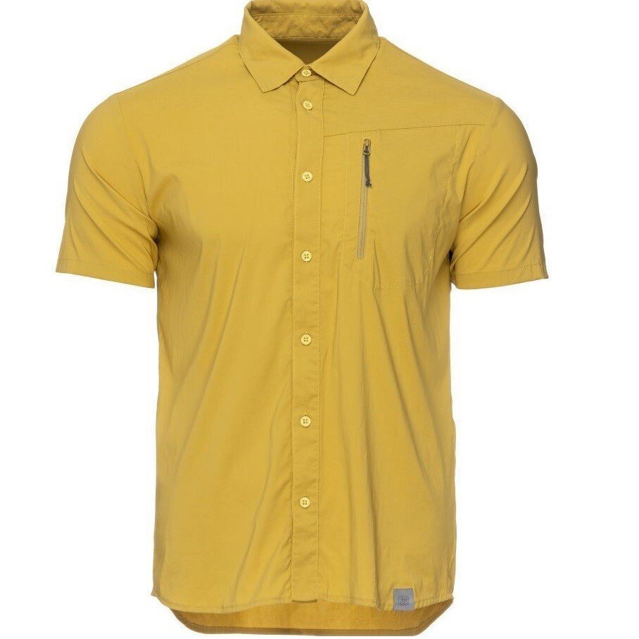Рубашка мужская Turbat Maya SS Mns lemon curry yellow XXL желтый фото 