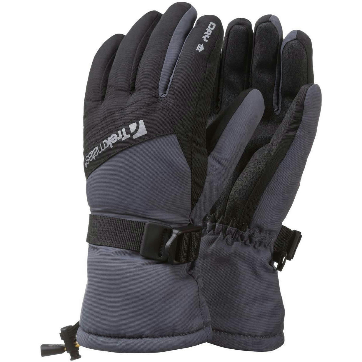 Перчатки детские Trekmates Mogul DRY Glove Jnr TM-003739 slate/black - XL - серый фото 