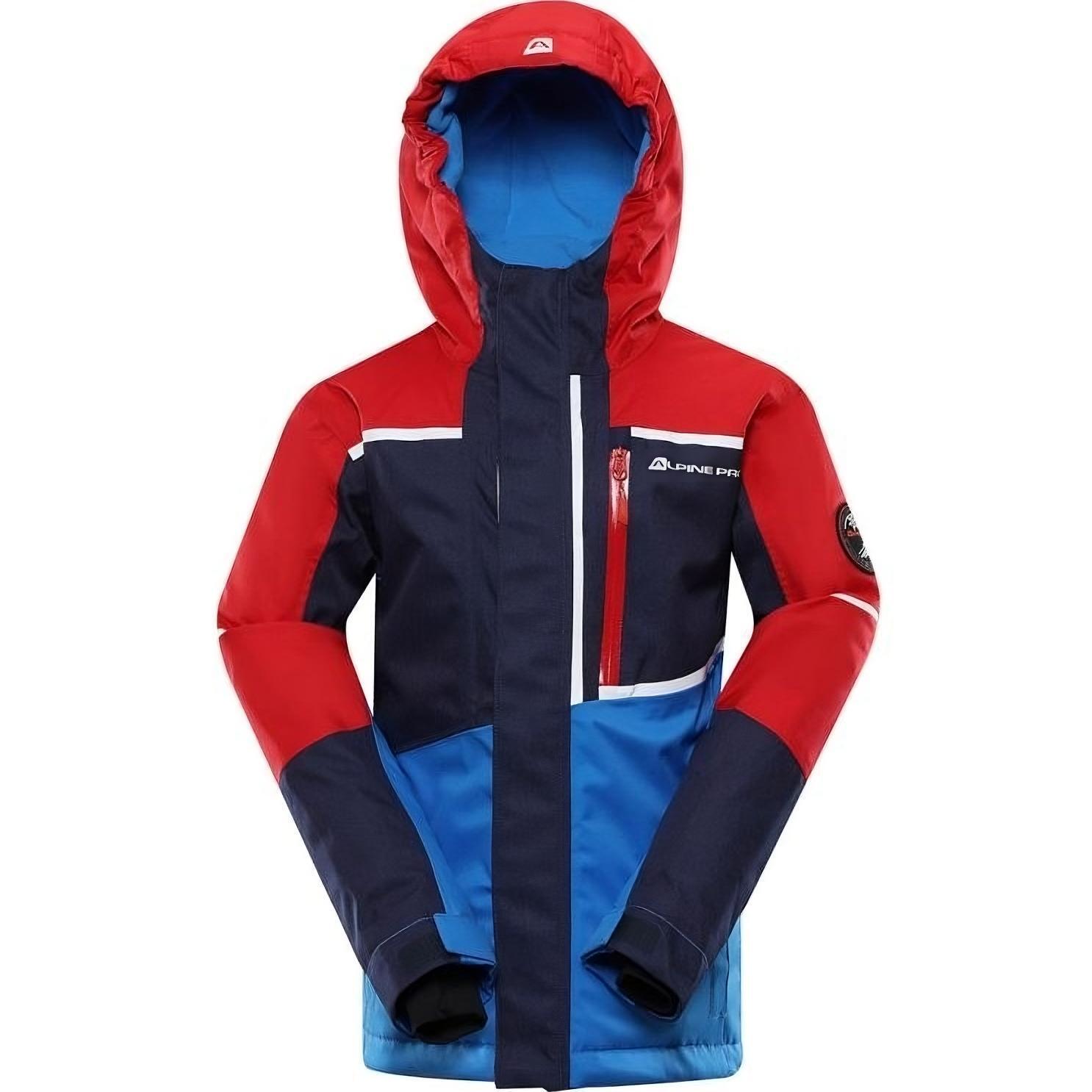 Куртка Alpine Pro Melefo KJCY265 442 104-110 красный/синий фото 