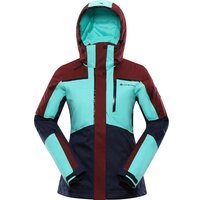 Жіноча куртка Alpine Pro Malefa LJCY546 547 M бірюзовий/синій