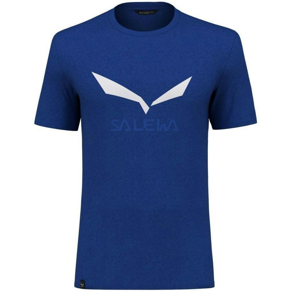 Футболка чоловіча Salewa Solidlogo REL MS/S Tee 27018 8625 54/2X синійфото