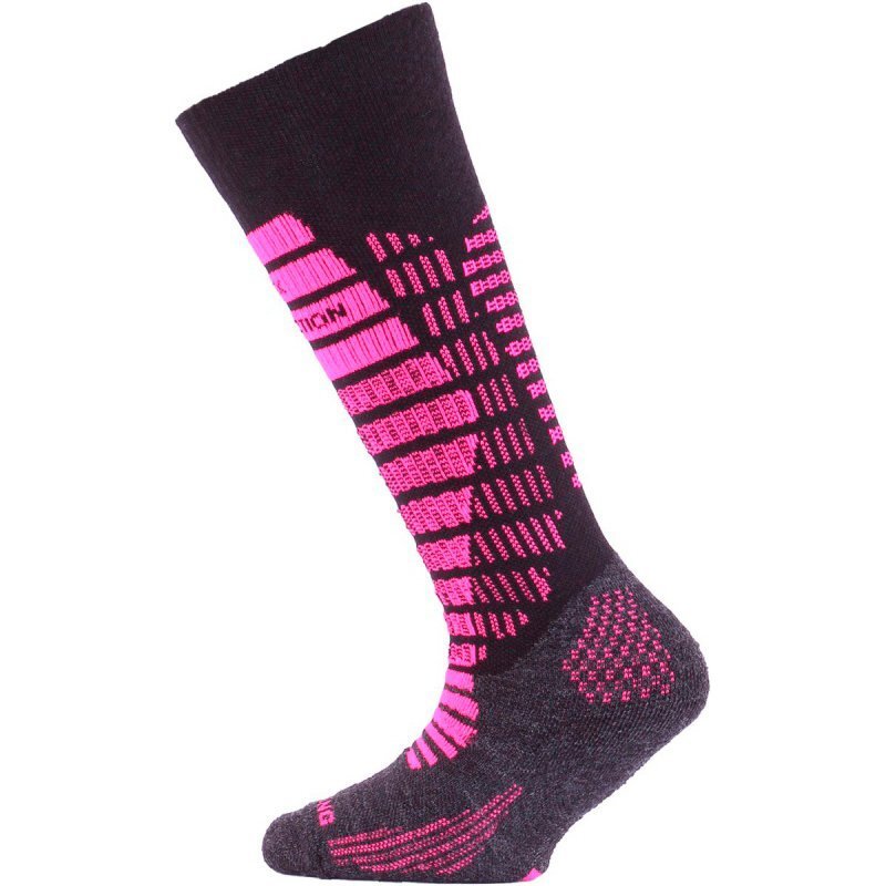 Термошкарпетки дитячі лижні Lasting SJR 904 XS чорний/рожевийфото