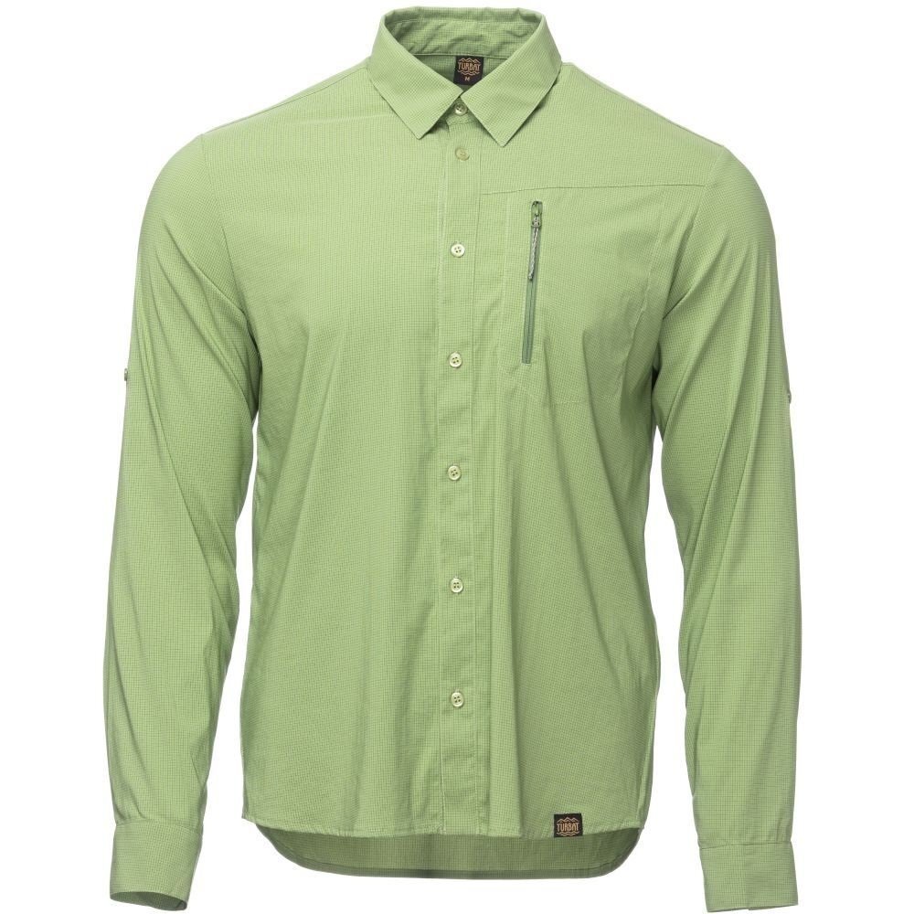 Рубашка мужская Turbat Maya LS Mns Peridot Green XXXL зеленый фото 