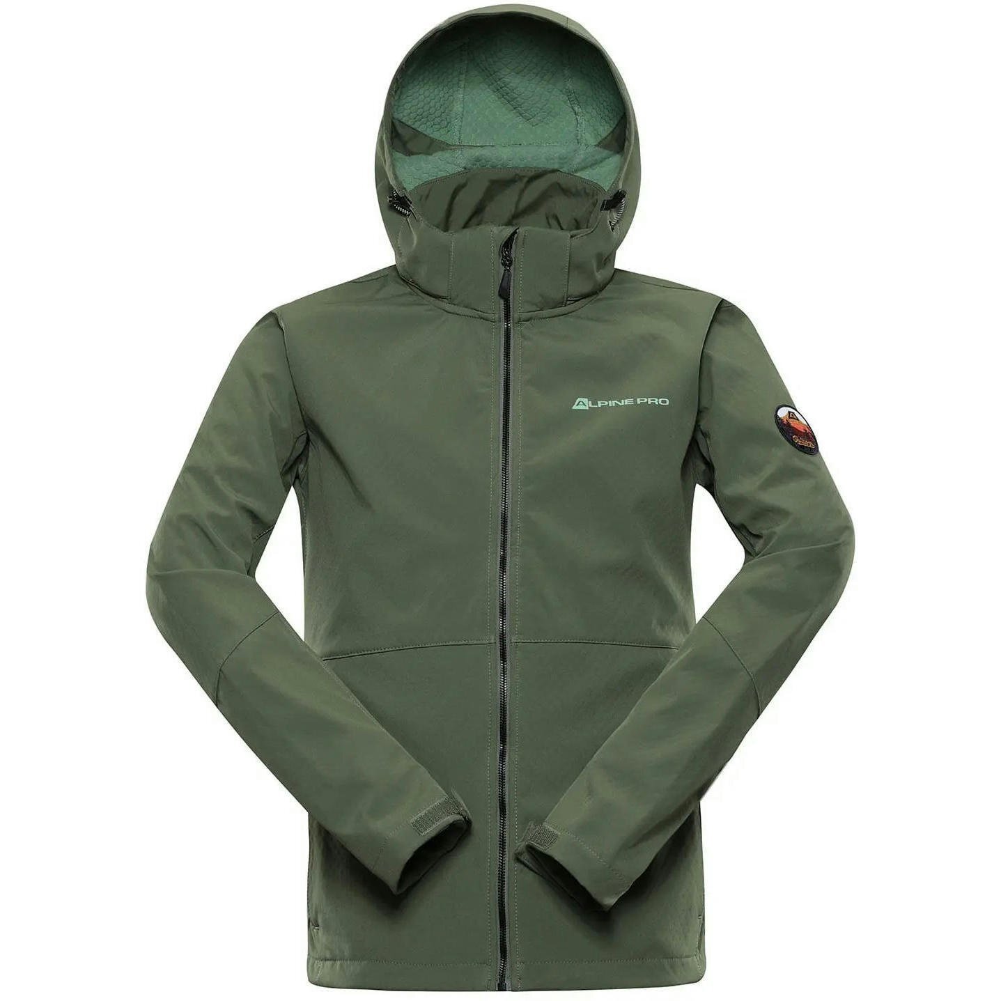 Куртка чоловіча Alpine Pro Merom MJCY553 587 XS зеленийфото