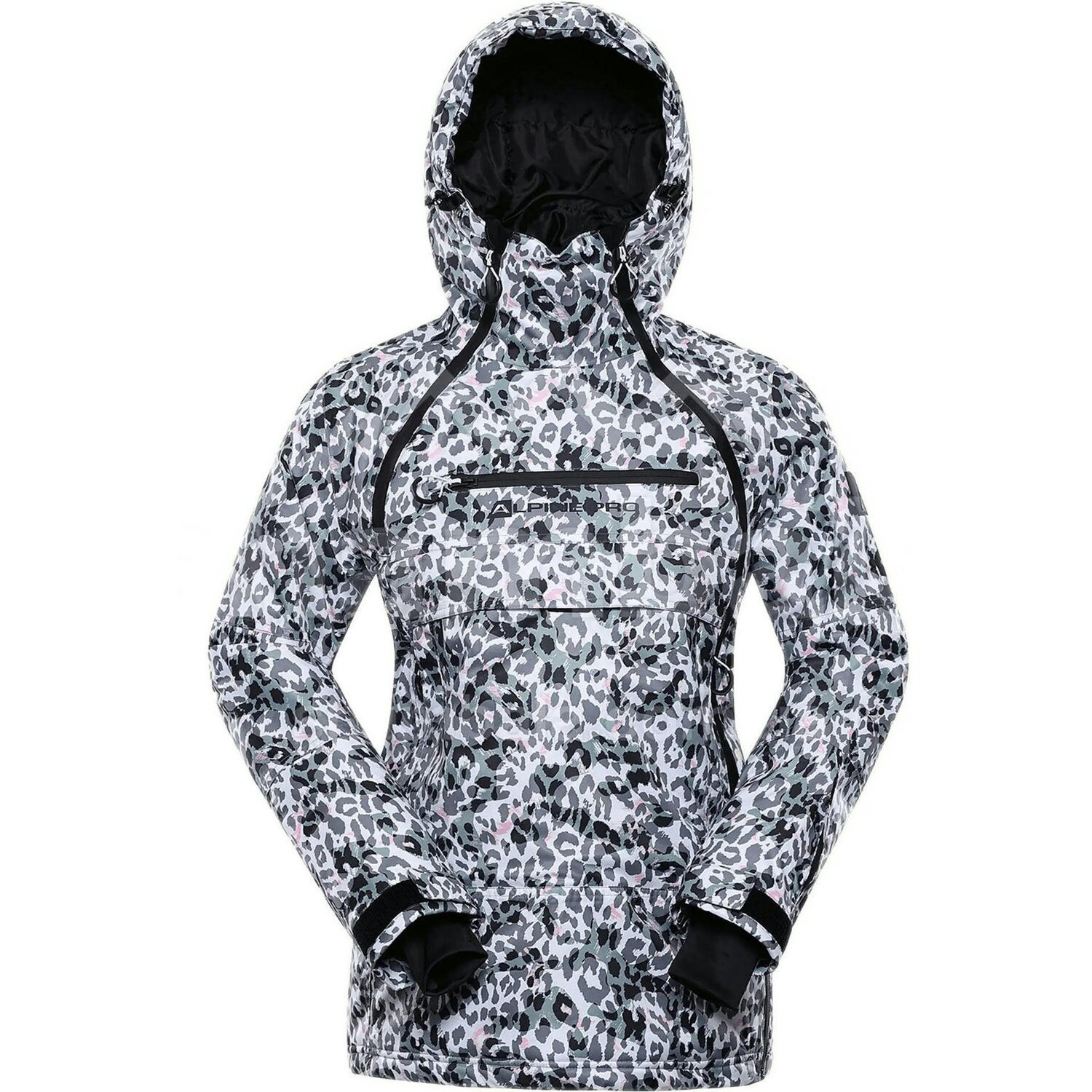 Куртка жіноча Alpine Pro Ghada LJCY547 005PD XS білий/чорнийфото