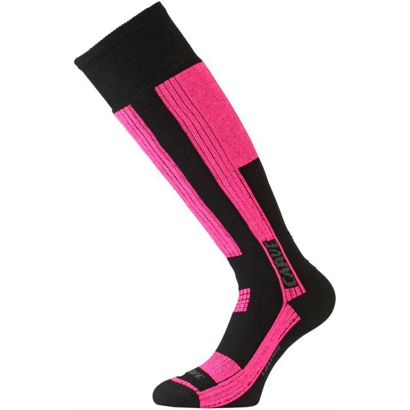 Термоноски лыжные Lasting SKG 904 M черный/розовый фото 