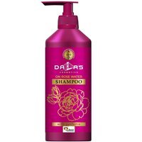 Шампунь для зміцнення та росту волосся Dalas на рожевій воді 485мл