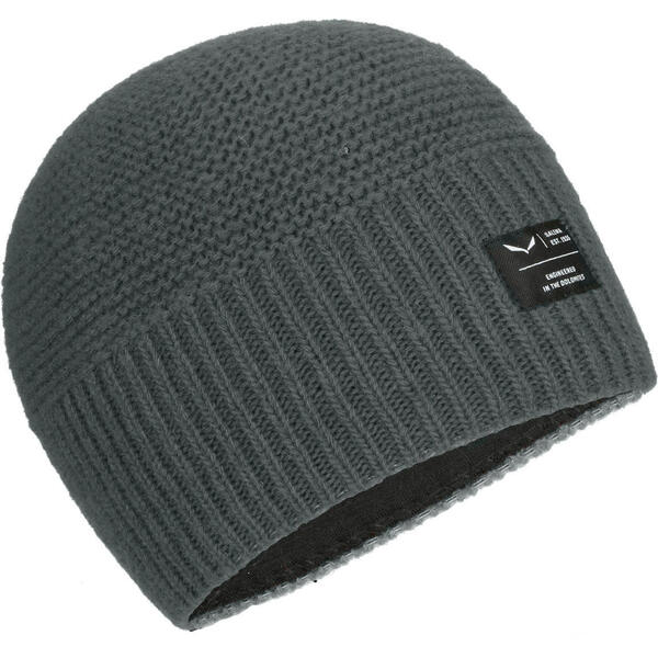 Акція на Шапка Salewa Sarner 2 Beanie 28430 870 onyx UNI58 серый від MOYO