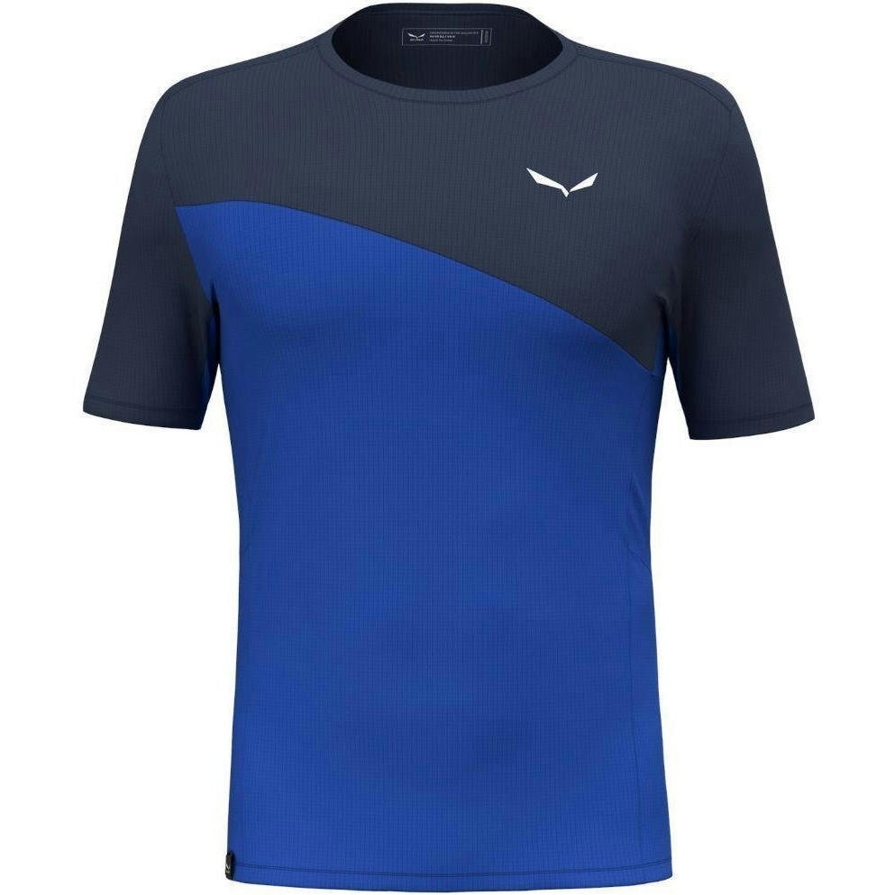 Футболка мужская Salewa Puez DRY M T Shirt 28632 8621 electric/navy 54/2XL синий фото 