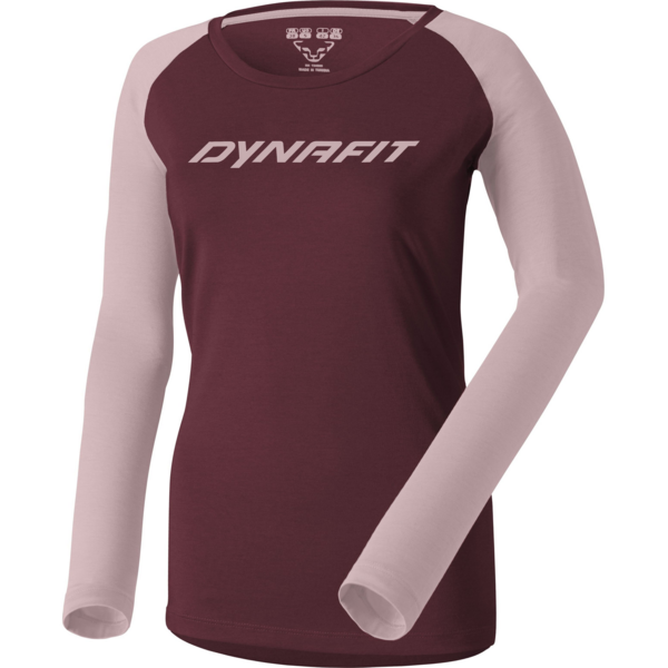 

Лонгслив женский Dynafit 45497 W L/S Tee 70957 6561 42/36 бордовый