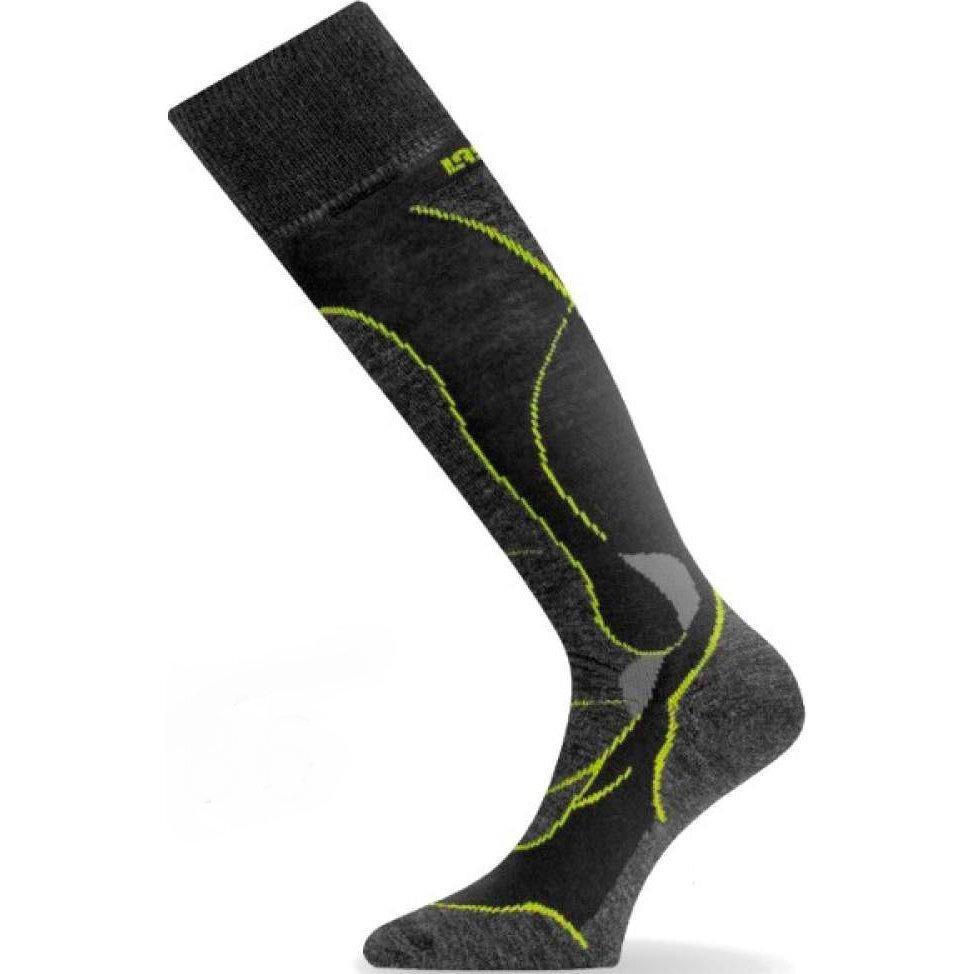 Термошкарпетки лижні Lasting STW 986 XL чорний/зеленийфото