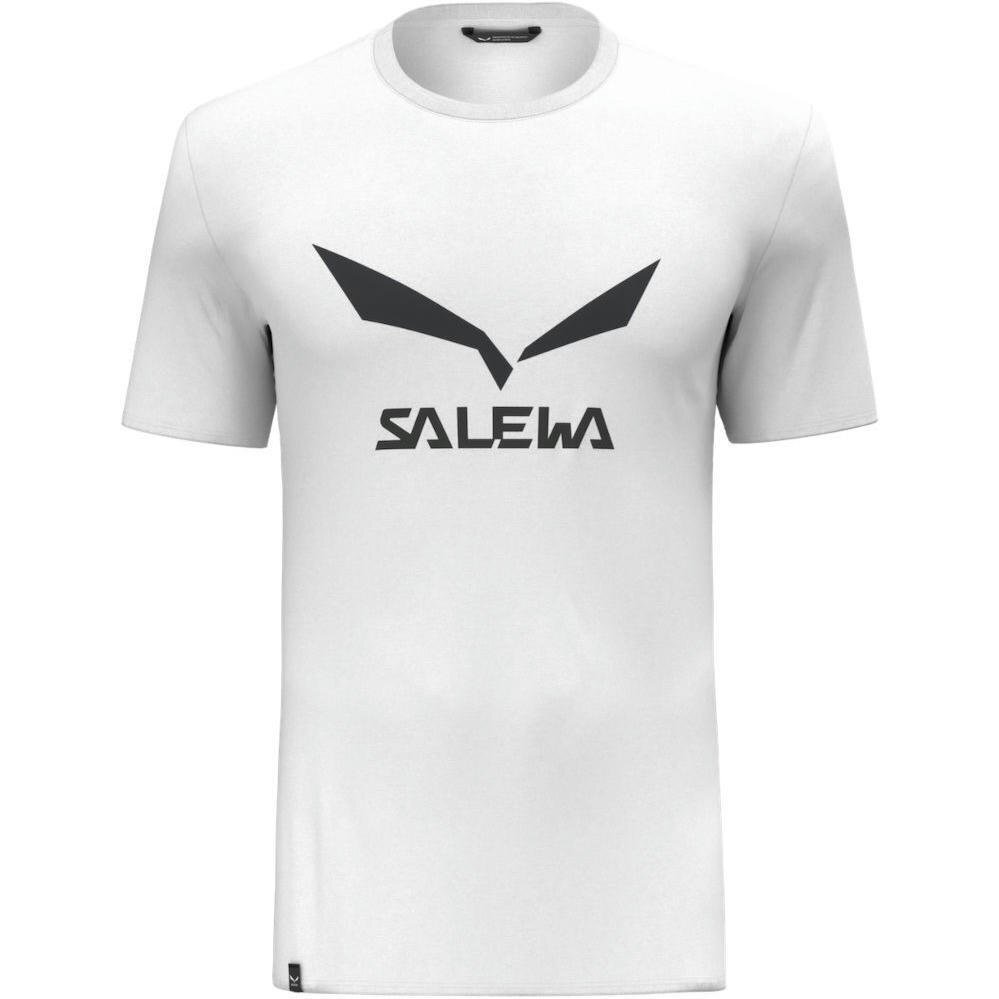 Футболка чоловіча Salewa Solidlogo REL MS/S Tee 27018 10 48/M білийфото