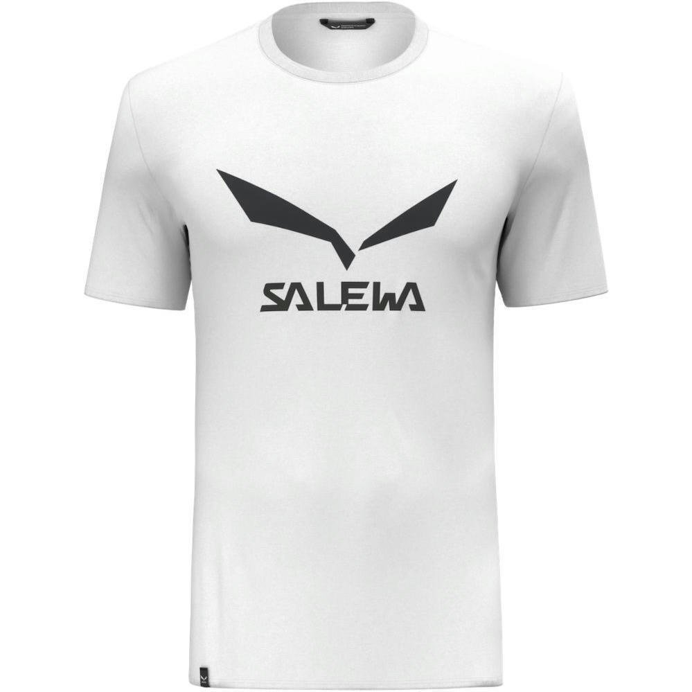Футболка чоловіча Salewa Solidlogo REL S/S Tee 27018 10 52/XL білийфото