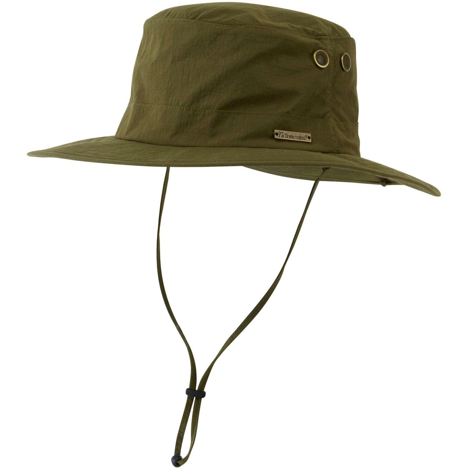 Панама Trekmates Borneo Hat TM-004574 dark olive - L/XL - зеленый фото 