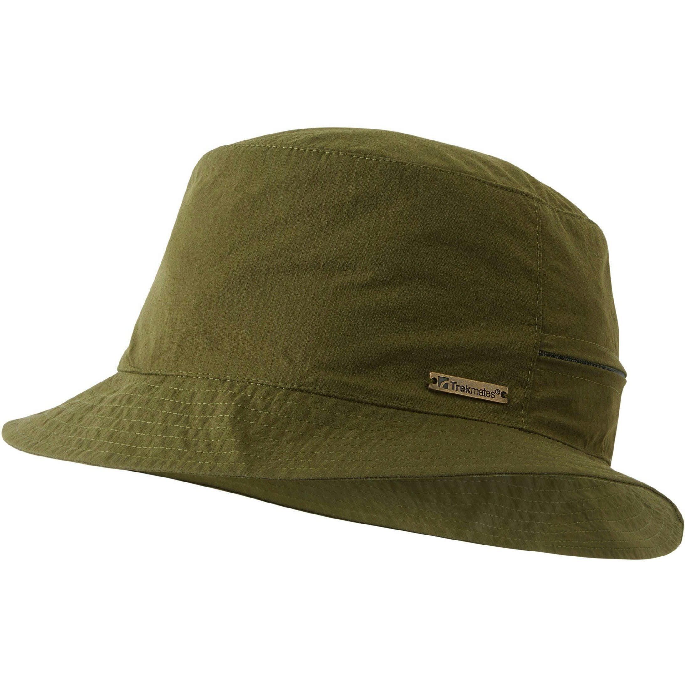 Панама Trekmates Mojave Hat TM-006289 dark olive - L/XL - зеленый фото 1