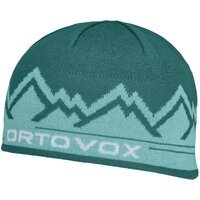 Шапка OrtovoxPeak Beanie pacific green бирюзовый