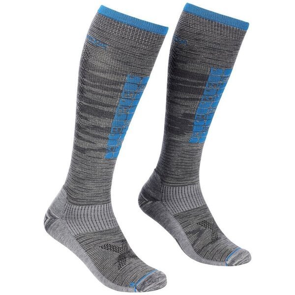 Носки мужские Ortovox  Ski Compression Long Socks M grey blend 45-47 серый