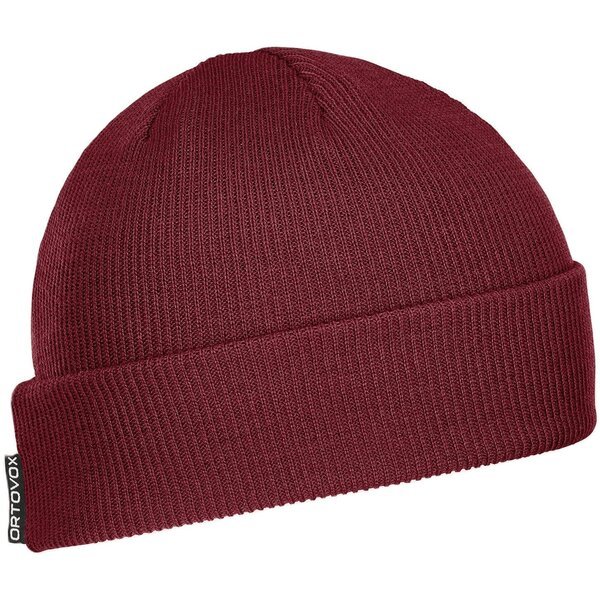 

Шапка Ortovox Nicholson Rib Beanie Dark blood красный