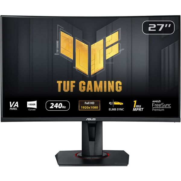 

Монитор 27" ASUS TUF Gaming VG27VQM Curved (90LM0510-B03E70)