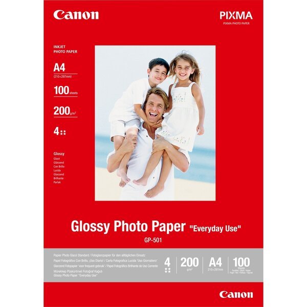Акція на Фотобумага Canon A4 Photo Paper Glossy GP-501, 100л. (0775B001) від MOYO