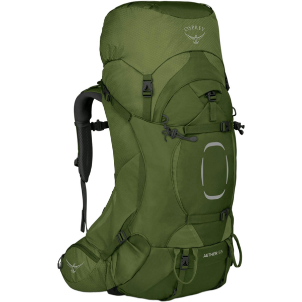 

Рюкзак Osprey Aether 55 garlic mustard green - L/XL - зеленый