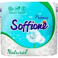Туалетний папір Soffione Natural 3 шари 4шт