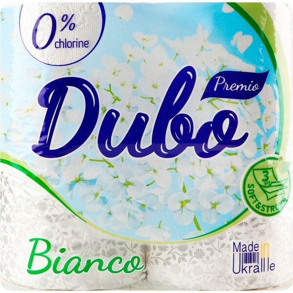 Акція на Туалетная бумага Диво Premio Bianco 3 слоя 4шт від MOYO