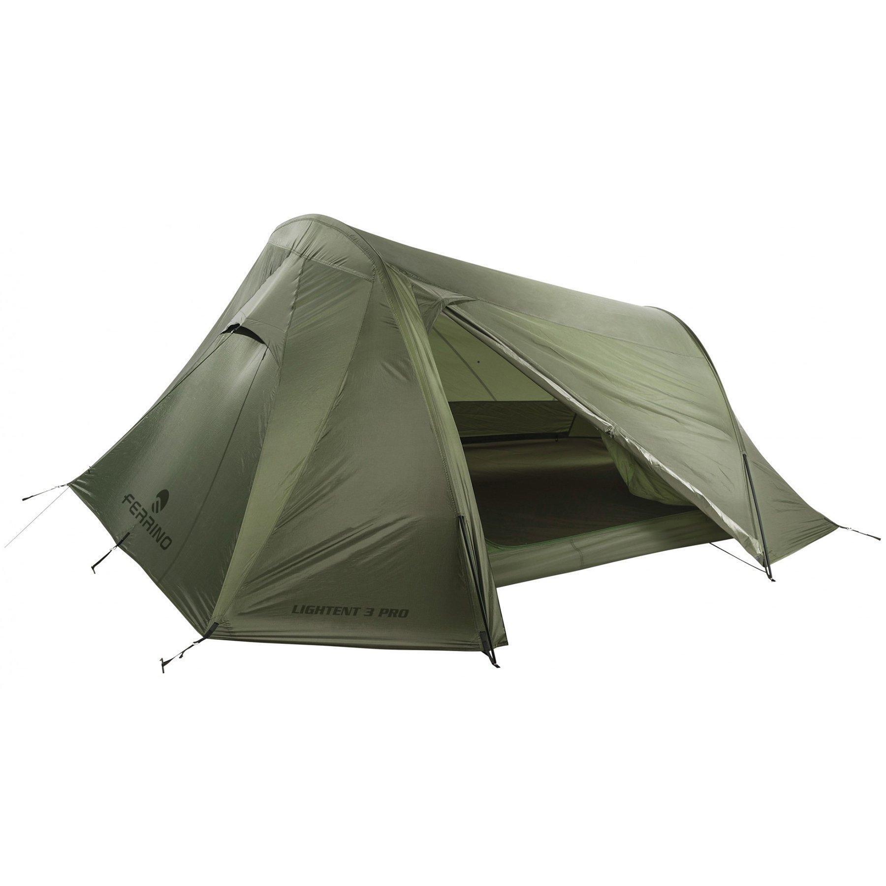 Палатка трехместная Ferrino Lightent 3 Pro Olive Green (92173LOOFR) фото 1