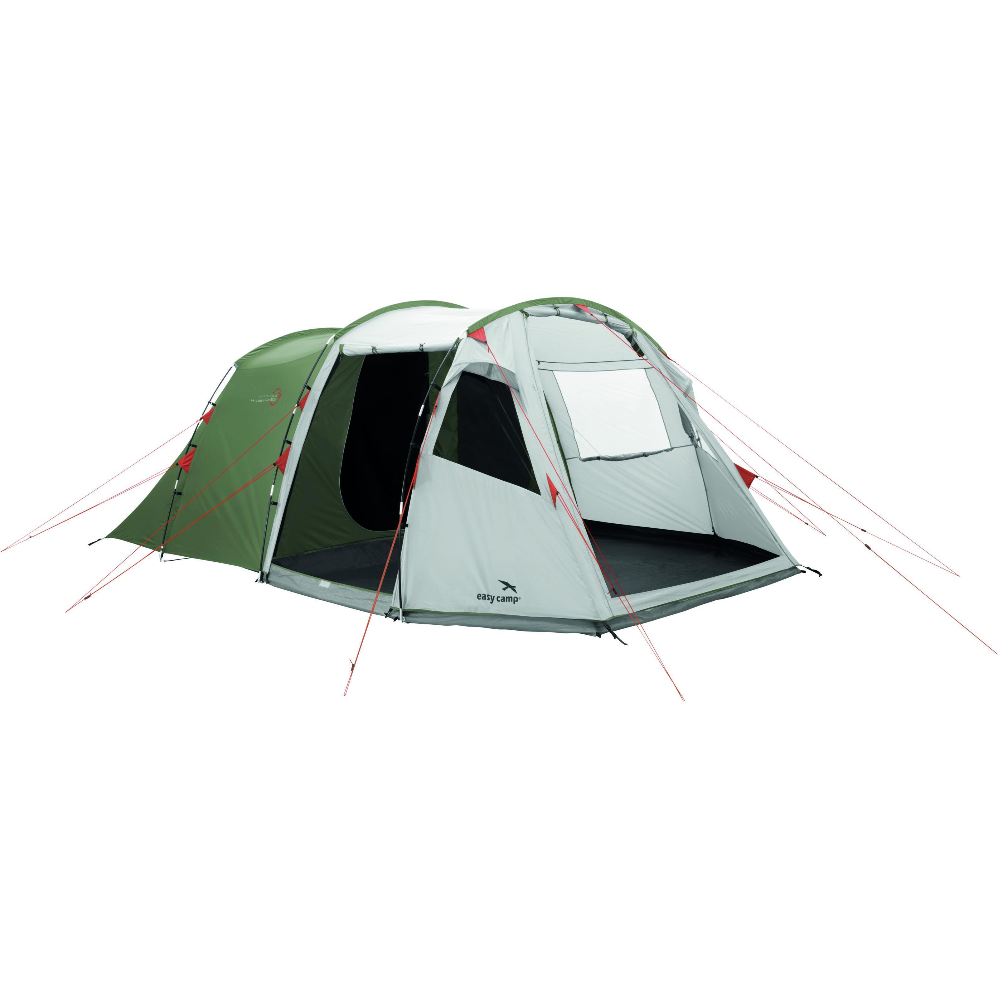 Палатка шестиместная Easy Camp Huntsville 600 Green/Grey (120408) фото 1