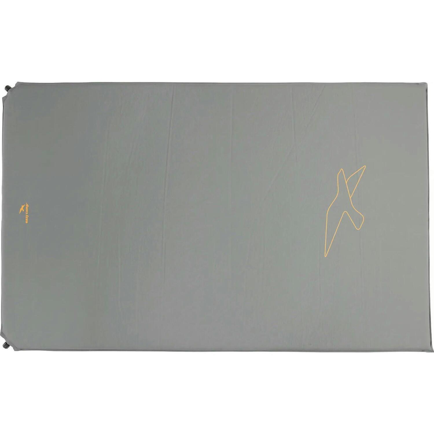 Коврик самонадувающий Easy Camp Self-inflating Siesta Mat Double 5см Grey (300058) фото 