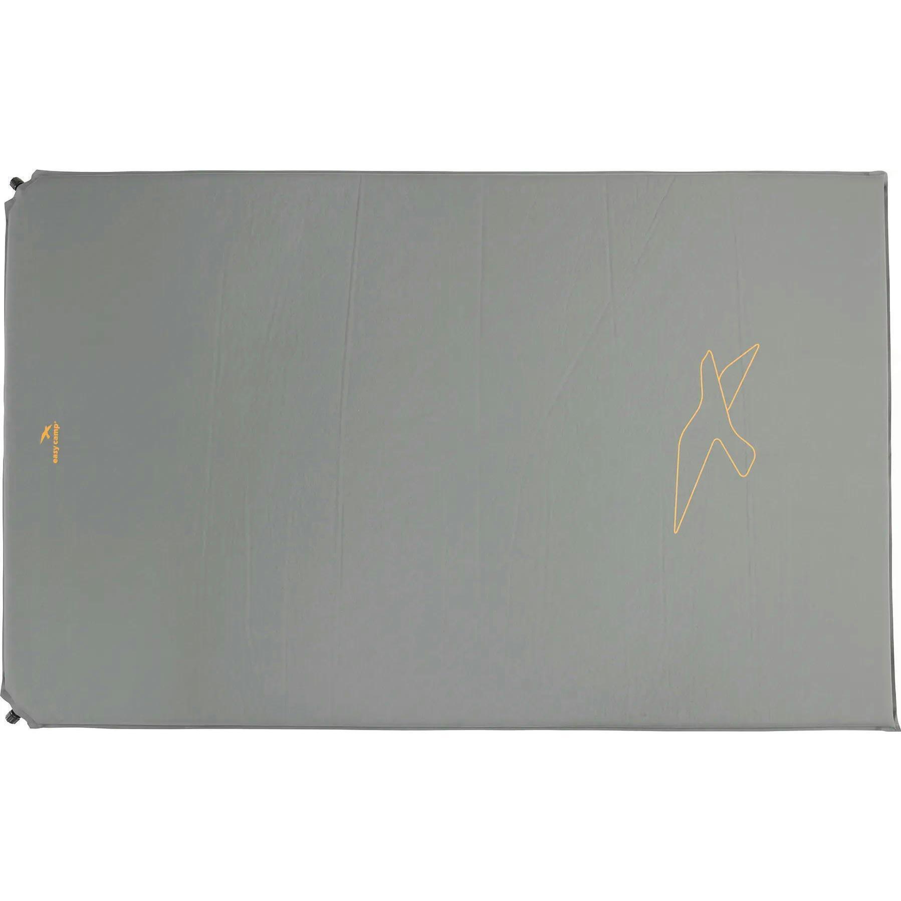 Коврик самонадувающий Easy Camp Self-inflating Siesta Mat Double 5см Grey (300058) фото 1