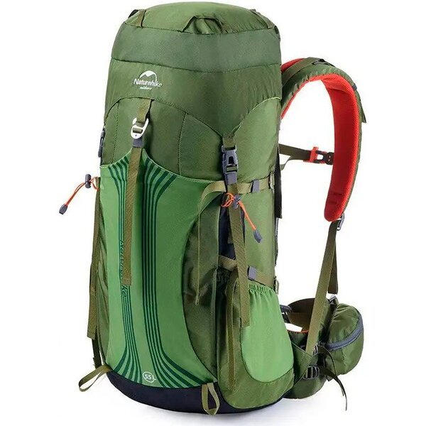 

Рюкзак туристический Naturehike NH16Y020-Q, 55 л, зеленый