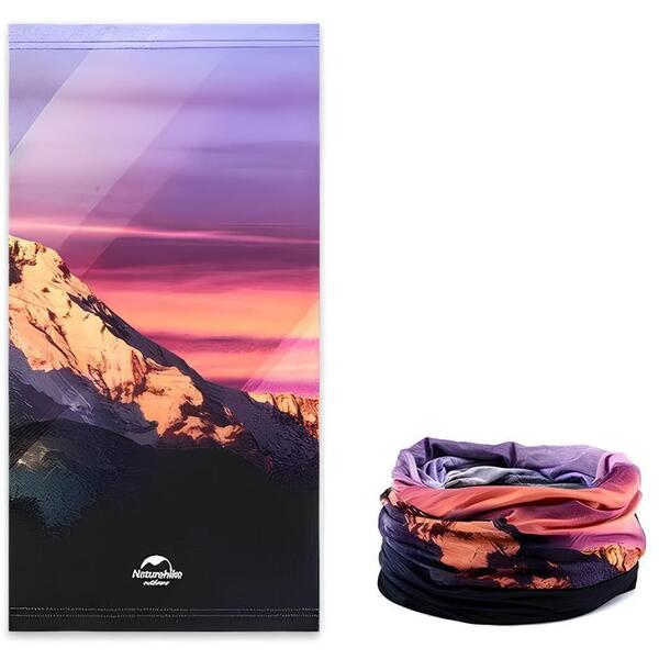 

Многофункциональная повязка Cool-feeling Naturehike NH20FS024 summit-black purple