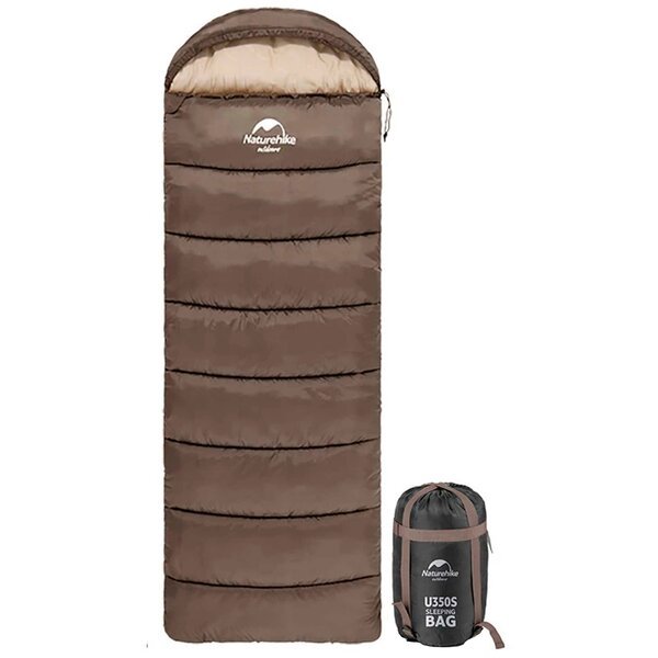 

Спальник Naturehike U350 NH20MSD07, правый, коричневый