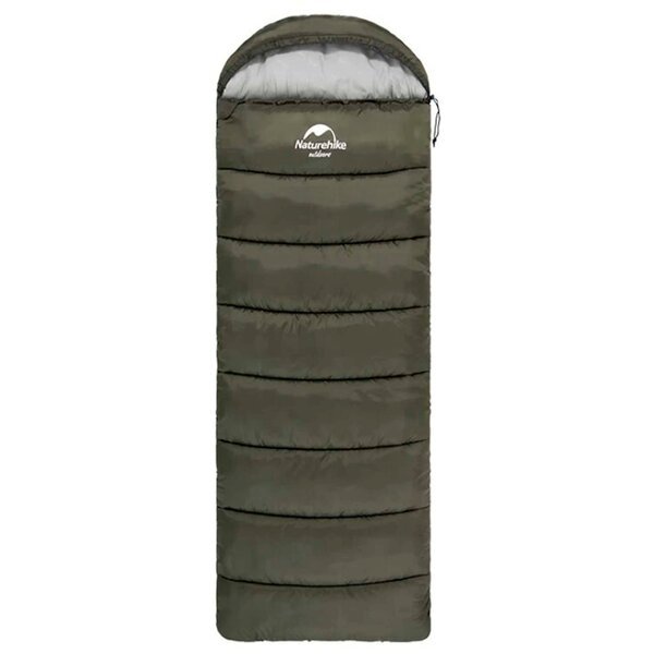 Спальник Naturehike U350 NH20MSD07, правый, зеленый