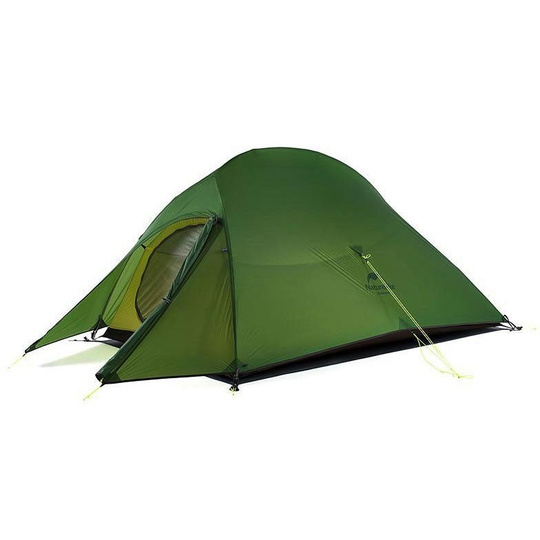 Палатка сверхлегкая двухместная Naturehike Сloud Up 2 Updated NH17T001-T, темно-зеленый фото 1