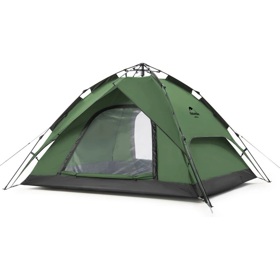 Палатка четырехместная автоматическая Naturehike NH21ZP008, темно-зеленая фото 