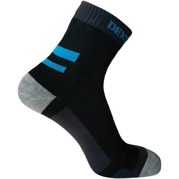 Шкарпетки водонепроникні Dexshell Running, pp S, з блакитними смугамифото
