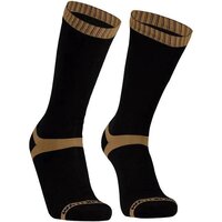 Шкарпетки водонепроникні Dexshell Hytherm Pro Socks, розмір XL, чорні з коричневою смугою