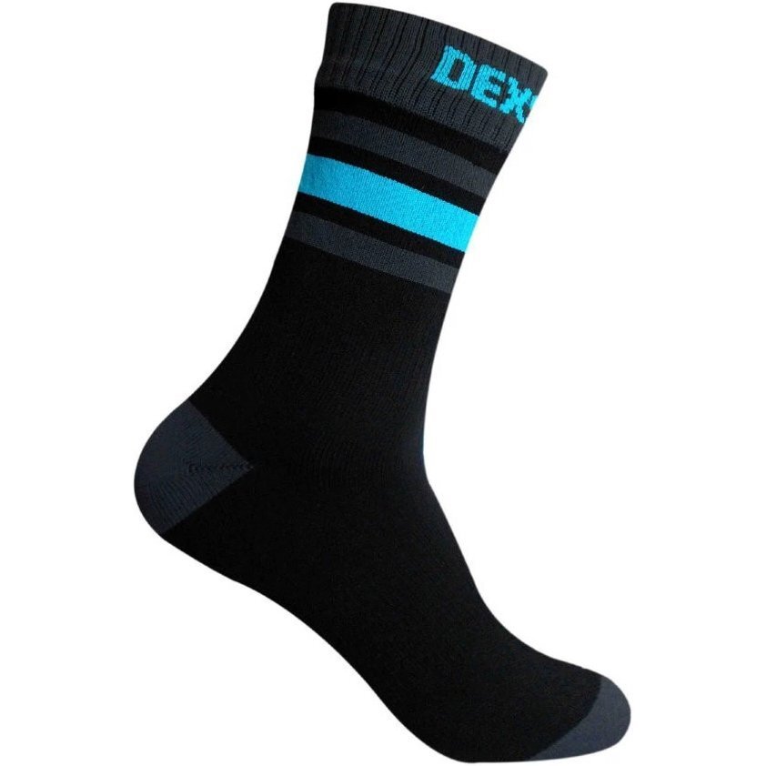Носки водонепроницаемые Dexshell Ultra Dri Sports, р-р S, с голубой полосой фото 
