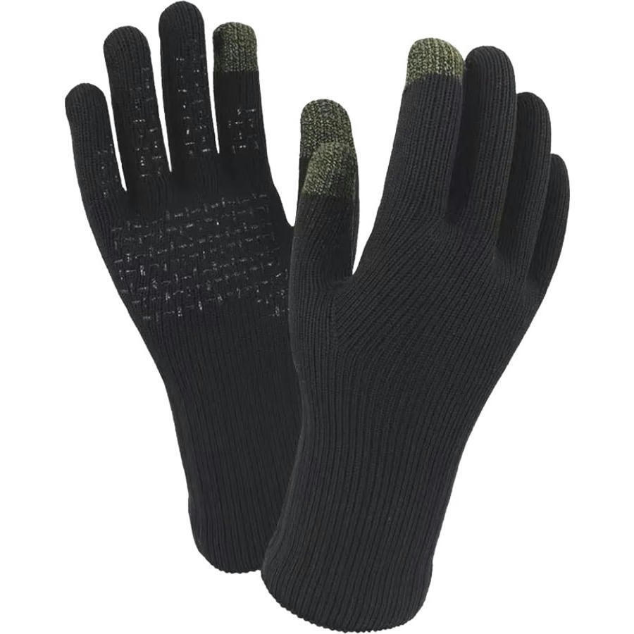 Перчатки водонепроницаемые Dexshell ThermFit с шерстью мериноса, р-р L, черные фото 