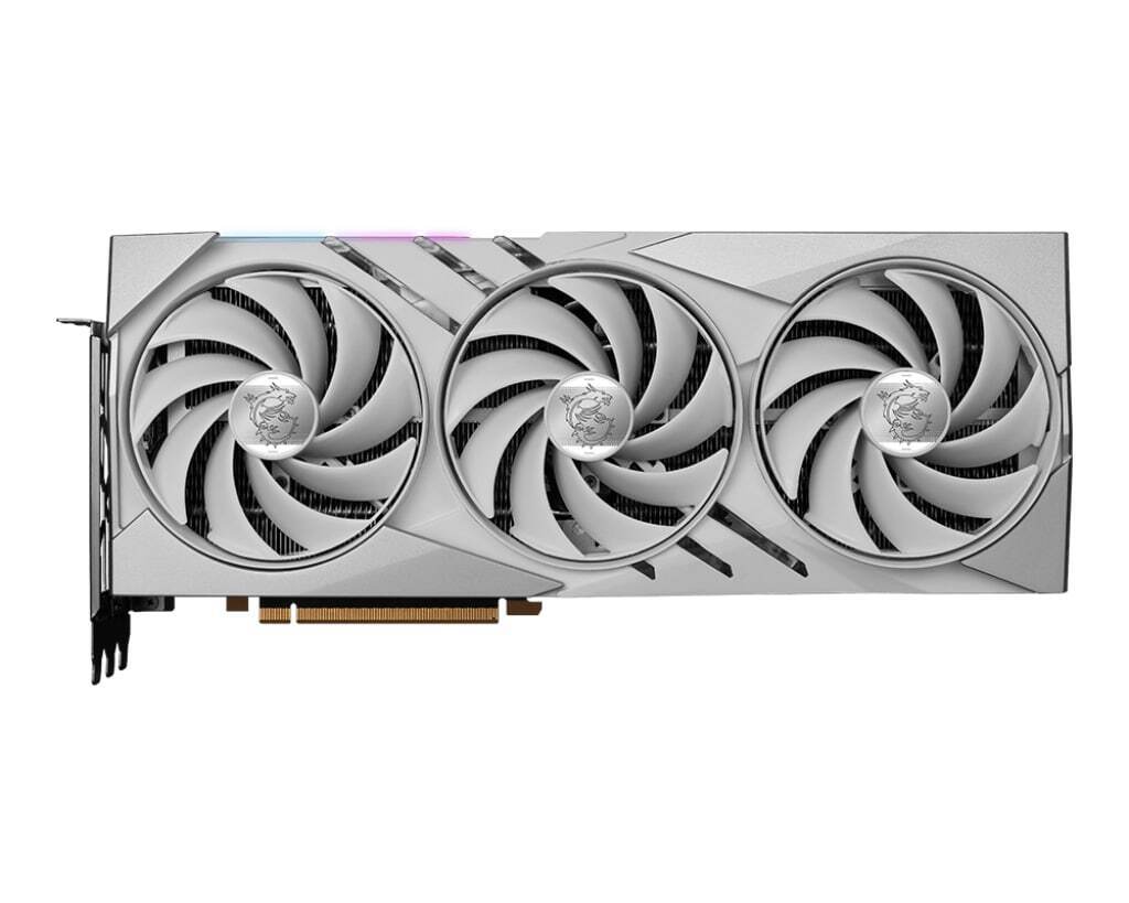 Відеокарта MSI GeForce RTX 4080 16GB GDDR6X GAMING X SLIM WHITE (912-V511-201)фото