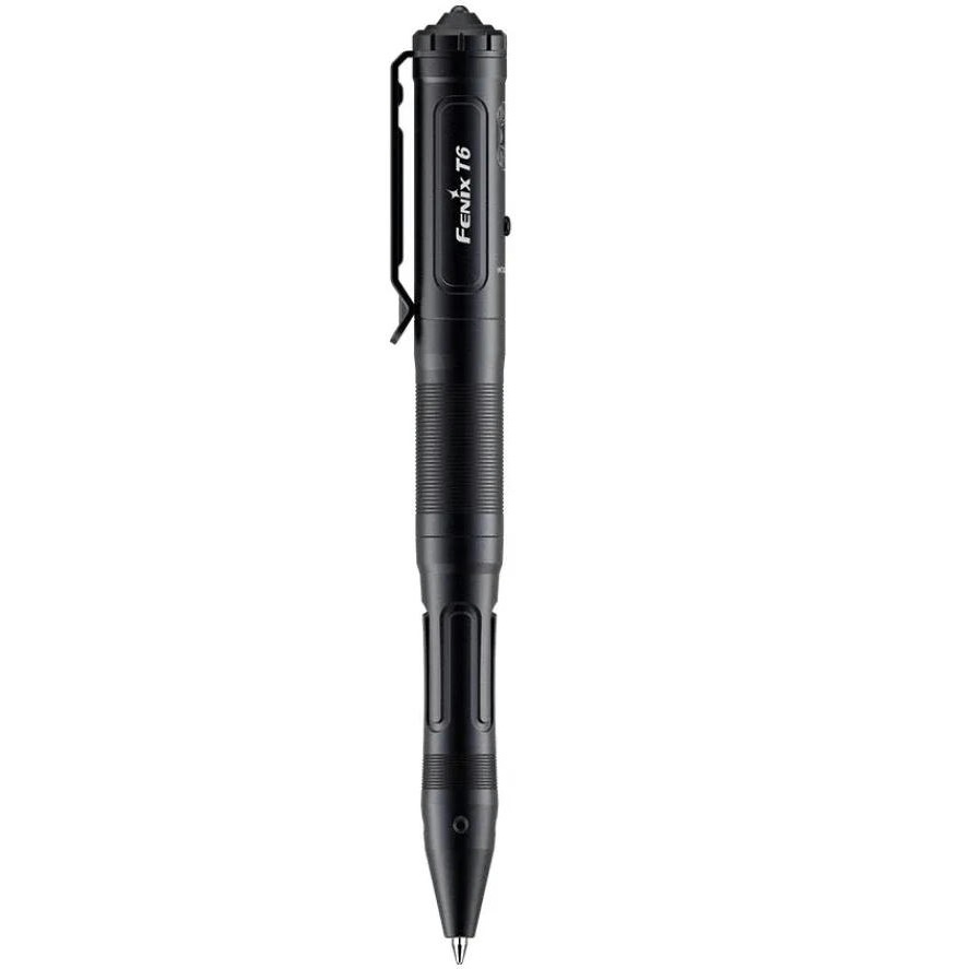 Fenix T6 тактическая ручка с фонариком черная фото 1