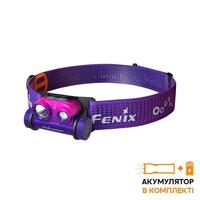 Ліхтар налобний для бігу Fenix HM65R-DT, фіолетовий