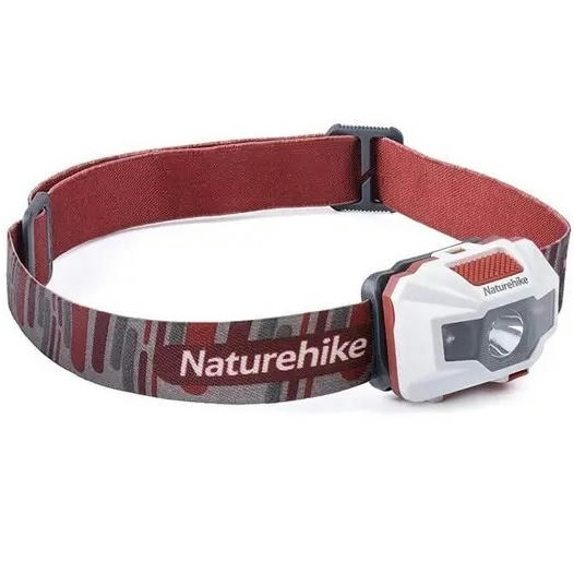 Фонарь налобный Naturehike TD-02 NH00T002-D, бело-красный фото 1