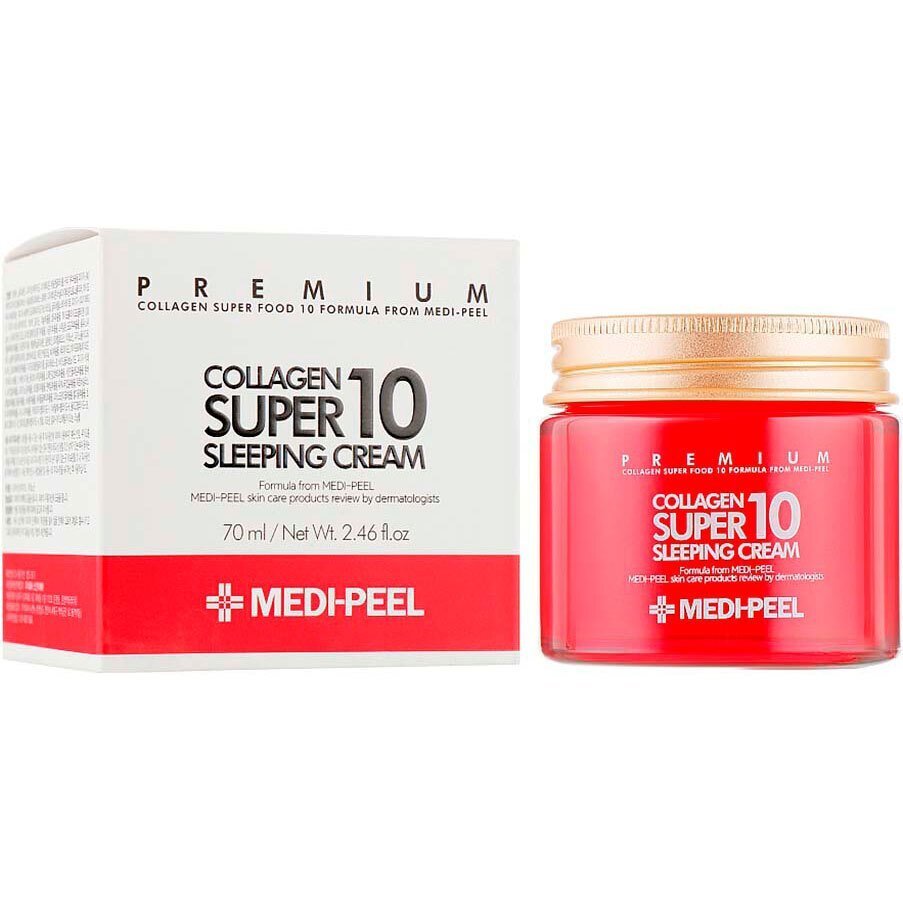 Крем для лица ночной Medi-Peel Collagen Super 10 омолаживающий с коллагеном 70мл фото 