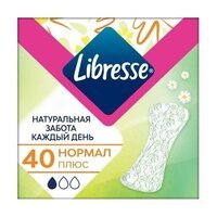 Прокладки гігієнічні Libresse Natural Care Pantyliners Normal 40шт