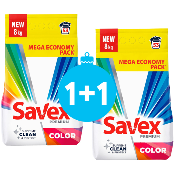 

Стиральный порошок Savex Color 2в1 автомат 8 кг