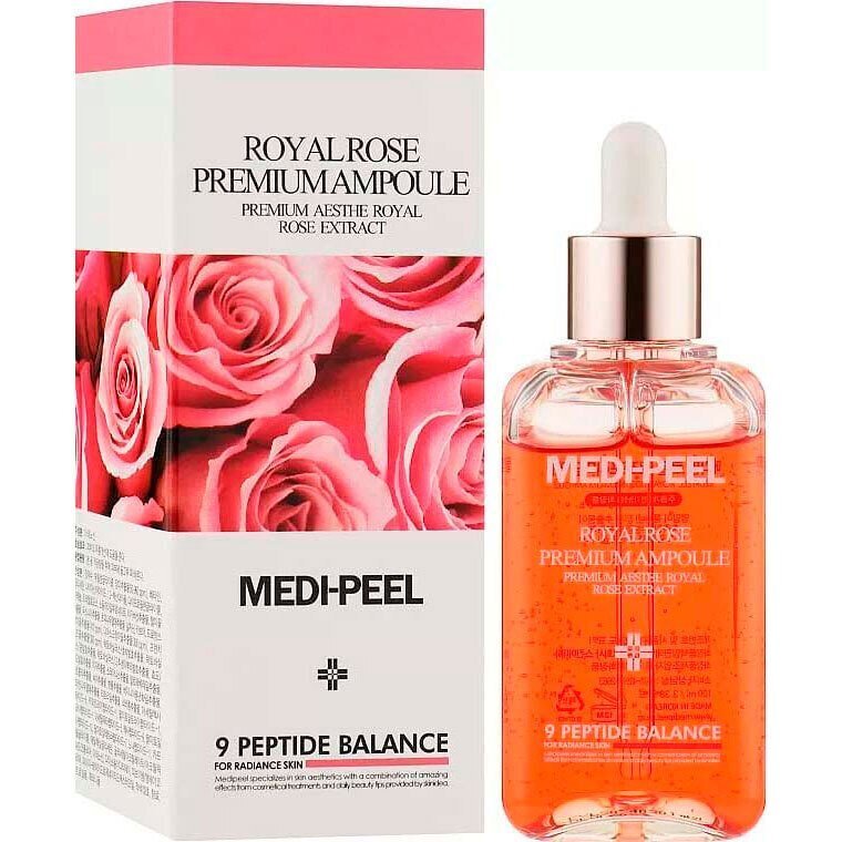 Сыворотка для лица антивозрастная Medi-Peel Royal Rose с розой и пептидами 100мл фото 1