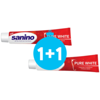 Зубна паста Sanino Pure White відбілювальна 50мл